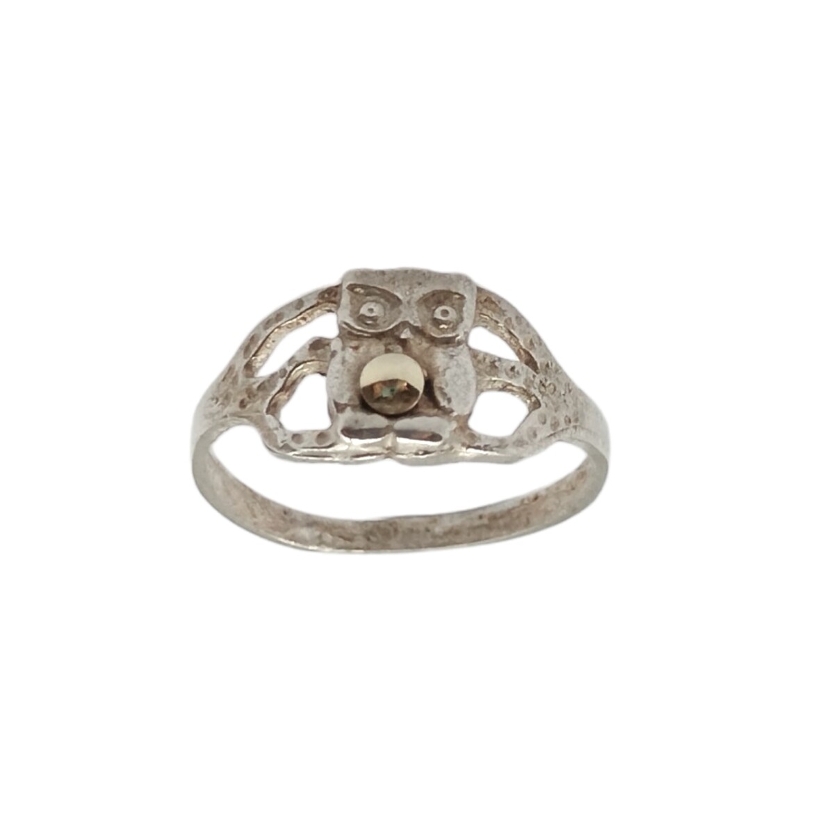 Anillo Buho-Plata y Oro-Sin Piedra-AN5011 - sinpiedra 