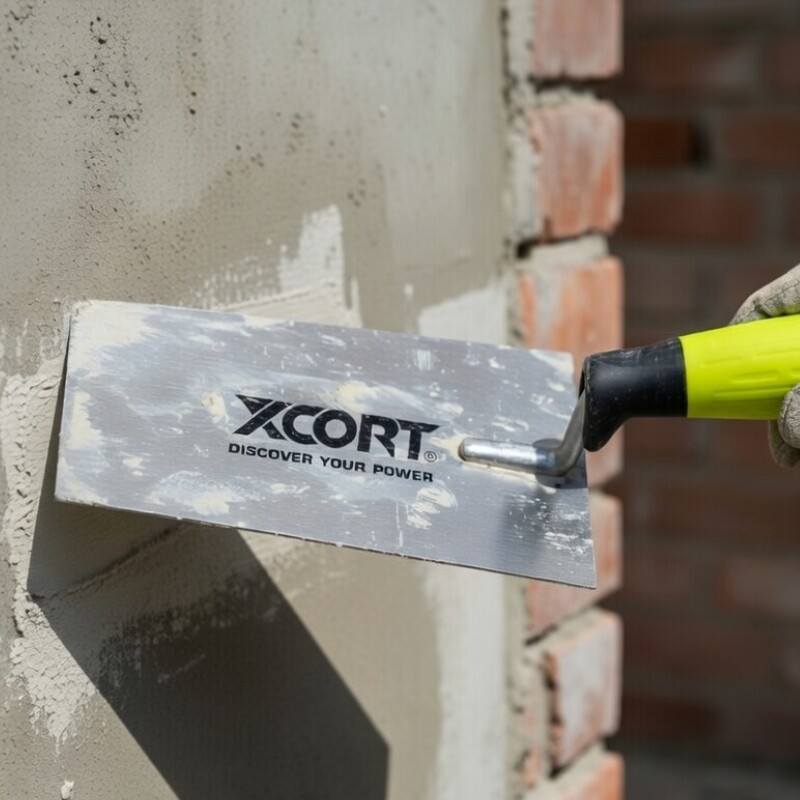 XCORT CUCHARA DE ALBAÑIL RECTA MANGO TPR+PP - 160MM Xcort Cuchara De Albañil Recta Mango Tpr+pp - 160mm