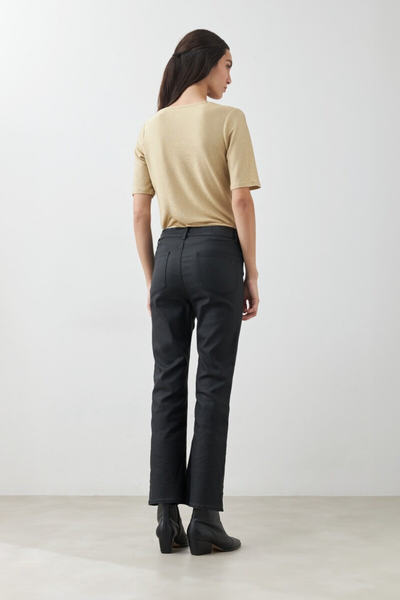 Jean cropped Turner negro