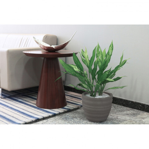 Maceta "INCA" Ø28 x 24cm. símil cemento -TRAMONTINA TD0206