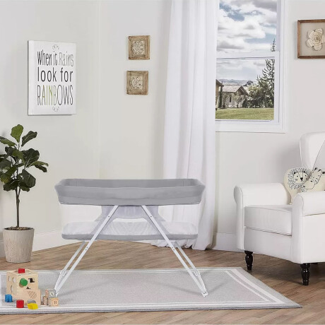 Cuna Moisés Colecho con Colchón Plegable Portátil para Bebé Gris