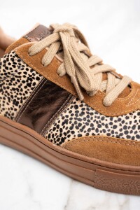 Zapatilla Animal Print Marron