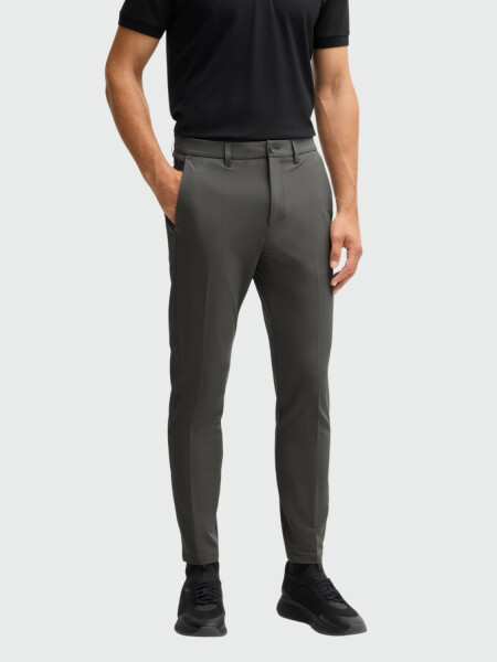 HUGO BOSS Pantalones T_Commuter-Reg Gris