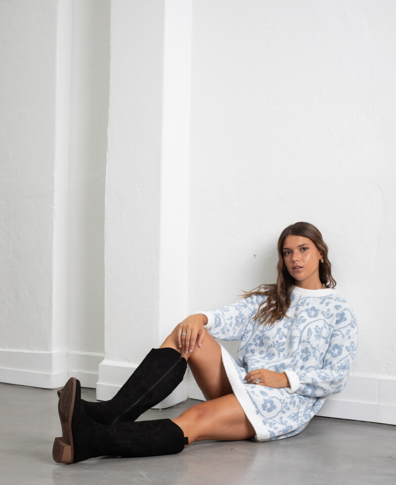 Vestido Candelaria celeste