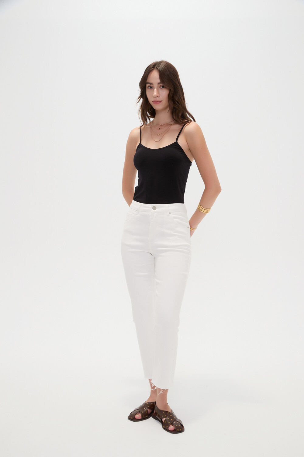 Pantalon Vilehada Marfil / Off White