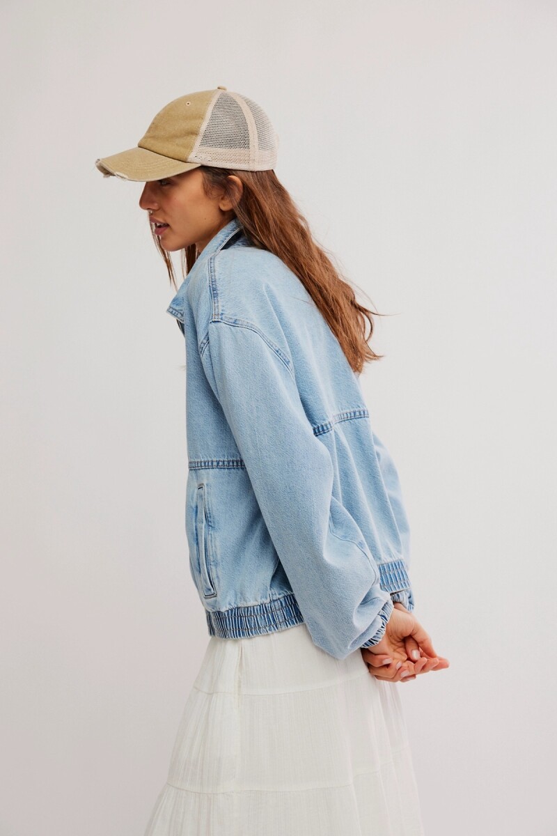 CAMPERA DENIM BIRDIE Azul