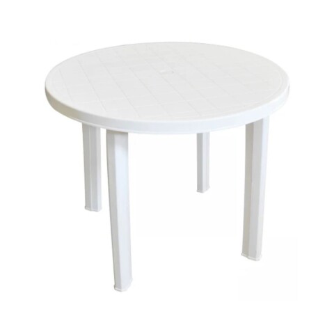 Mesa Blanca Resina Tondo 90 A5738.1 Mesa Blanca Resina Tondo 90 A5738.1
