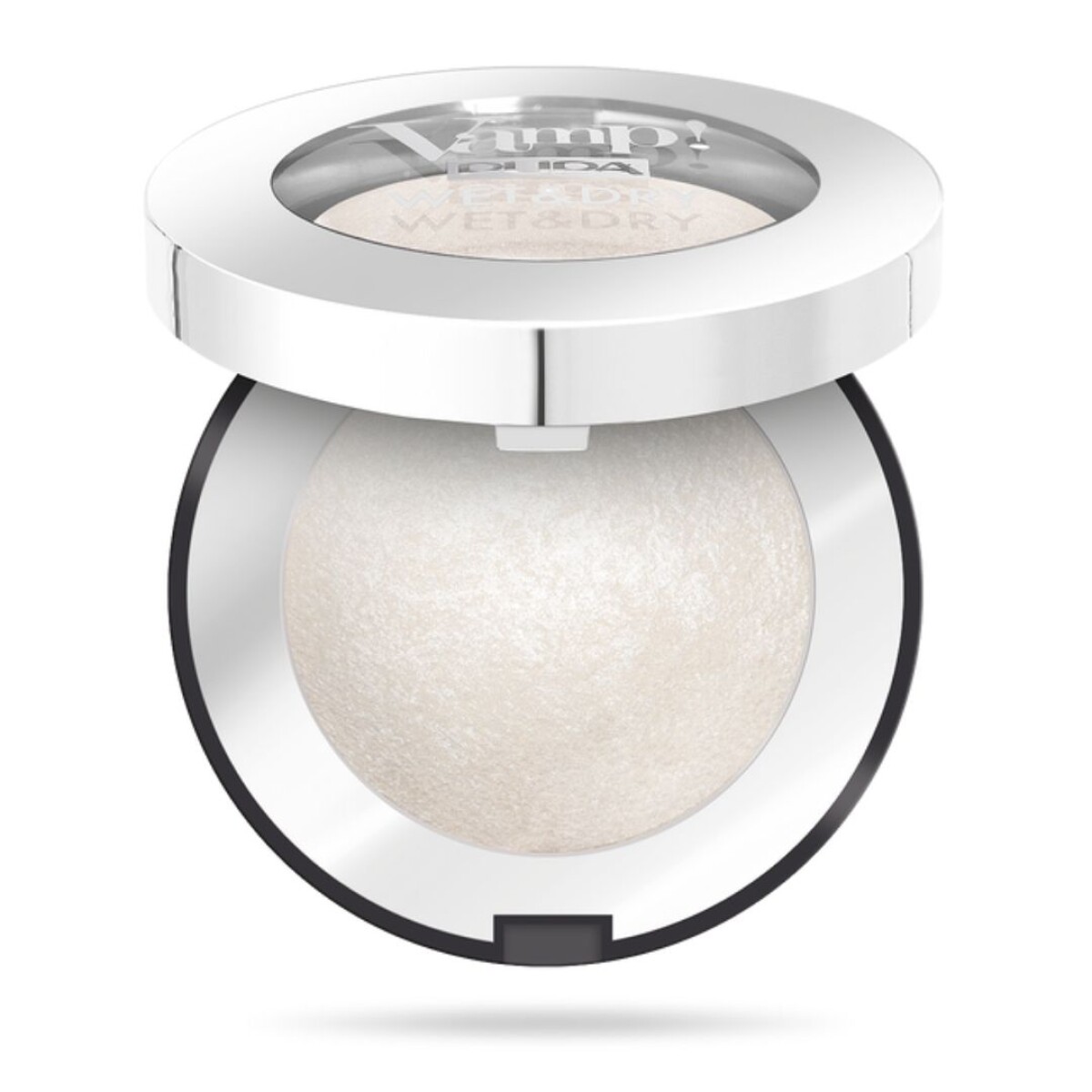 Sombra Compacta Wet & Dry Luminosa White Snow 300 – Pupa 