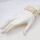 Hermosa Pulsera Perlas Cultivo 4 Vueltas Con Trabas Y Broche En Oro Blanco Y Brillantes Hermosa Pulsera Perlas Cultivo 4 Vueltas Con Trabas Y Broche En Oro Blanco Y Brillantes