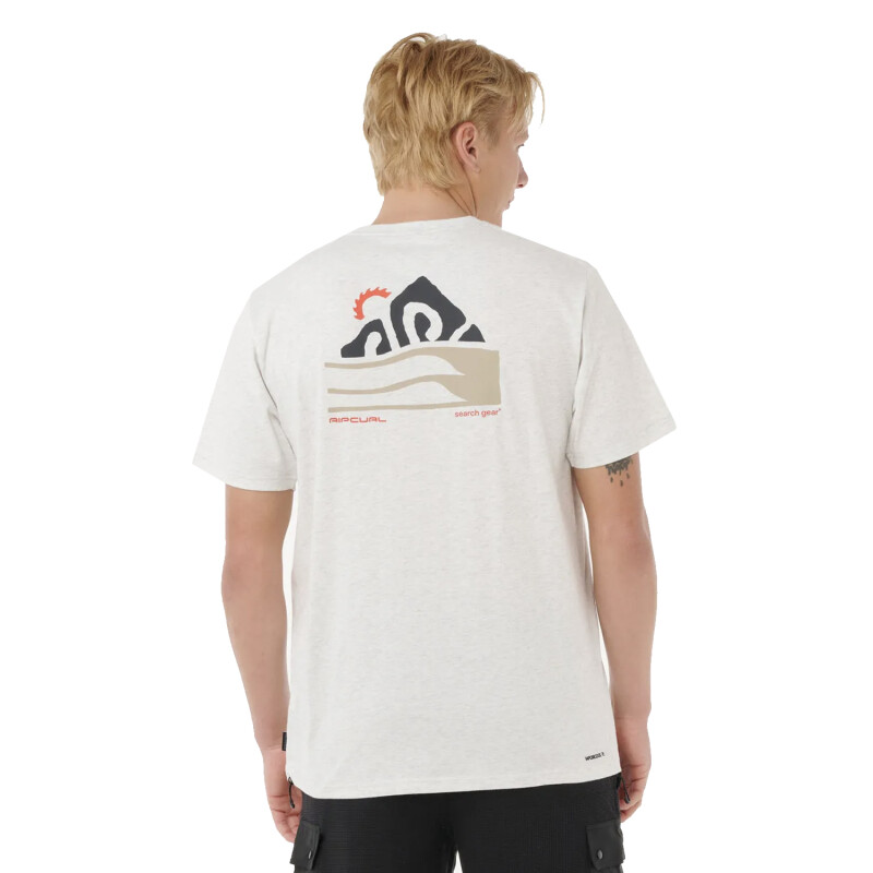 Remera Rip Curl Vaporcool Search Range - Beige Remera Rip Curl Vaporcool Search Range - Beige