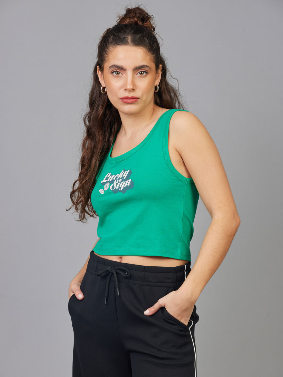 MUSCULOSA LAURY DIXIE - Verde 