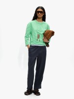 Pantalón Con Bolsos 100% Lyocell multicolor