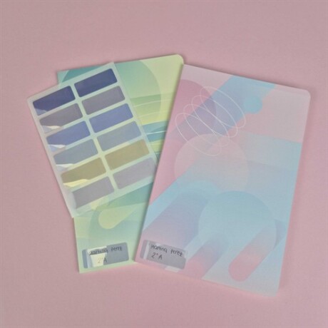 Notas adhesivas color pastel M