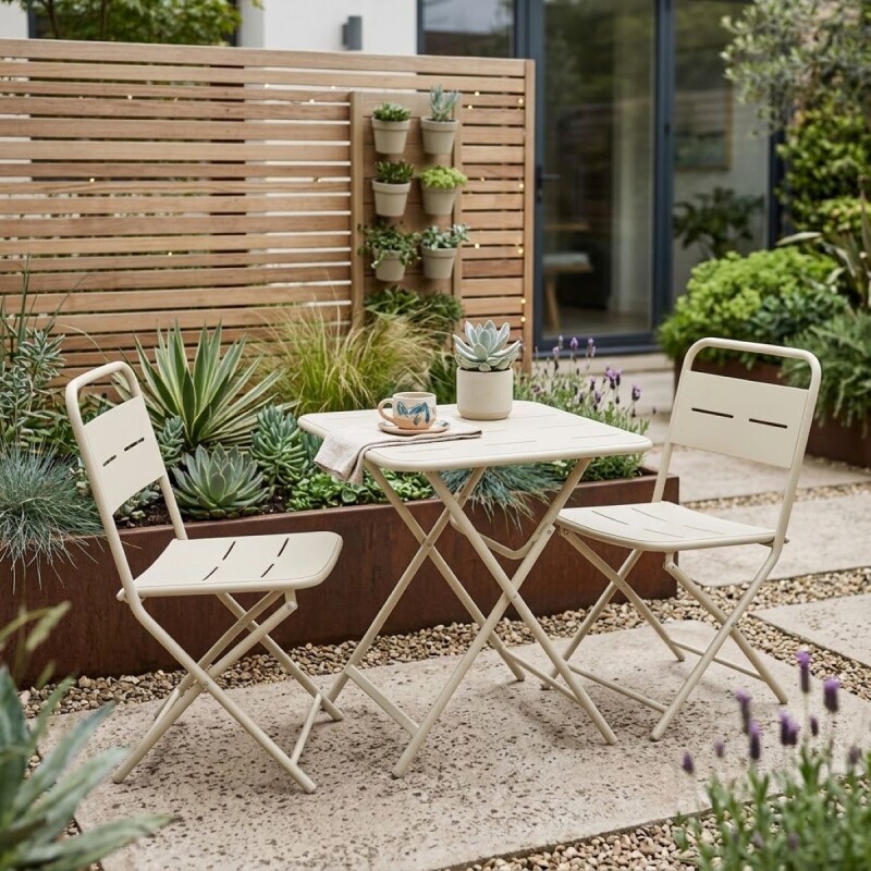 JGO JARDIN BISTRO BEIGE 3PZAS Unica
