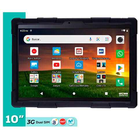 TABLET INTOUCH 10” -SENIOR PAD 3G Dual Sim -2G 32G Sin color