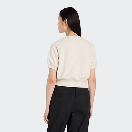 Remera New Balance French Terry Beige