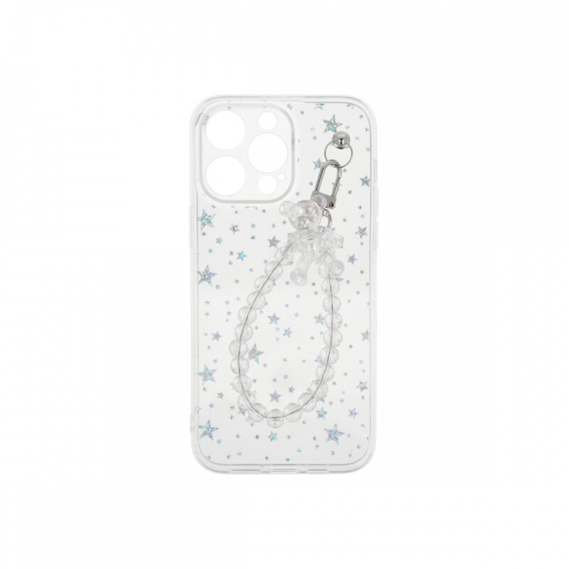 Protector transparente iPhone 15 Pro diseño estrellas brillantes Protector Transparente Iphone 15 Pro Diseño Estrellas Brillantes