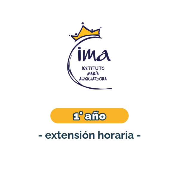 Lista de materiales - Primaria 1° - Extensión horaria IMA Única