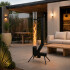 Estufa Calefactor Kassel De Pellets Ks-eep1 Exterior De Outlet OLT ESTUFA DE PELLETS EXTERIOR KS-EEP1