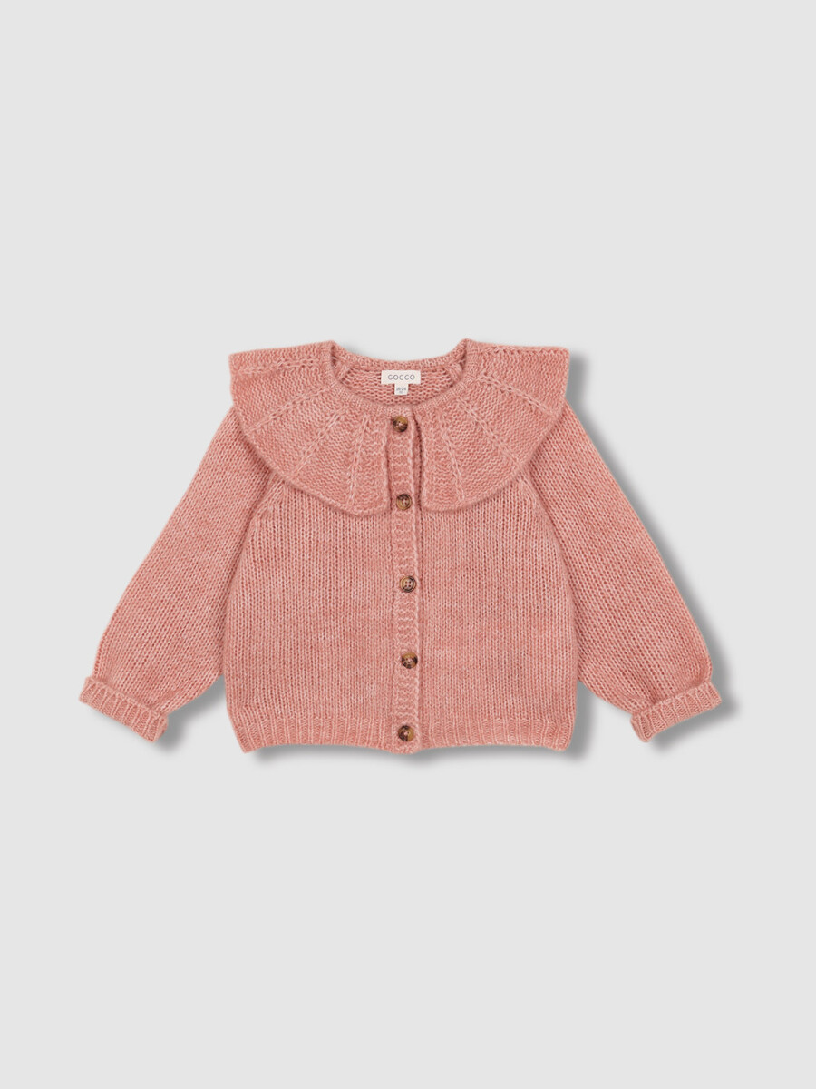 Chaqueta Cuello Especial Rosa