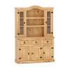 Cristalero 5 puertas 3 cajones Natural