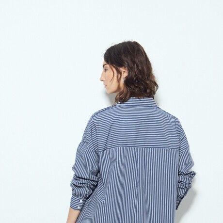 CAMISA CASTILANA Azul Marino