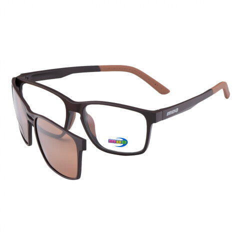 MDQ Elan m.brown Clip-On Polarized Mdq Elan M.brown Clip-on Polarized