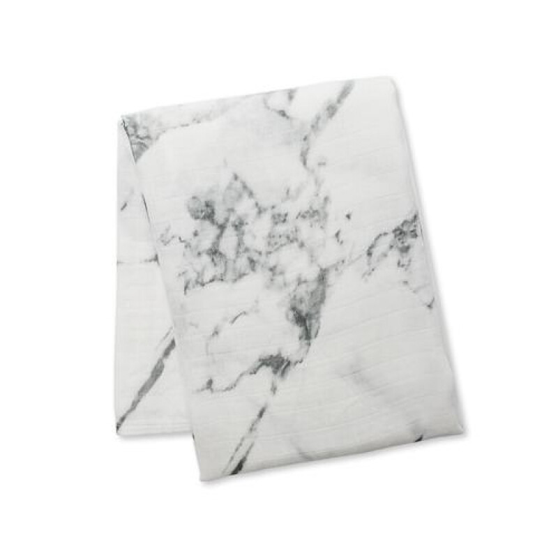 Manta Muselina de Bambú 120x120cm Marble