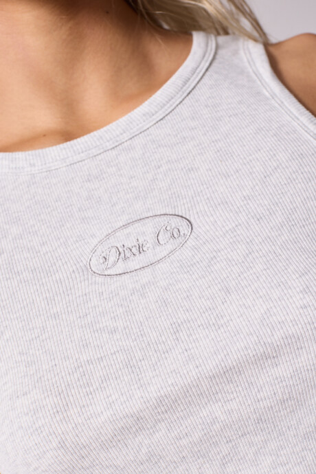 TOP LOREY DIXIE Gris Melange