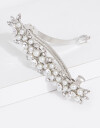 Hebillas Francesas Strass Hebilla Con Perlas - Blanco Crema