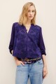 CAMISA AMALITA EMBRO Azul