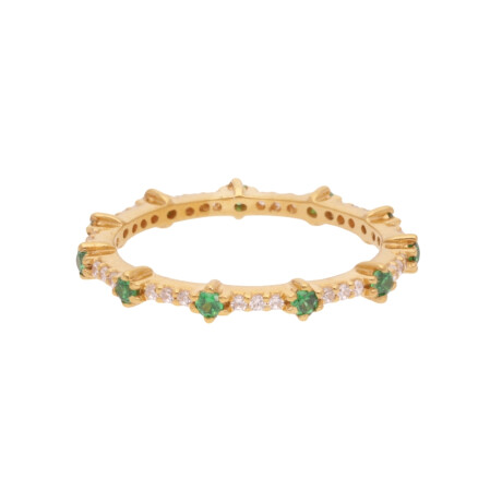 Anillo Karvik de plata 925 bañada en oro 18 K 0