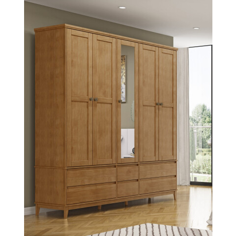 FINESTRA- ROPERO 5 PUERTAS 6 CAJONES REF 2804 FINESTRA- ROPERO 5 PUERTAS 6 CAJONES REF 2804