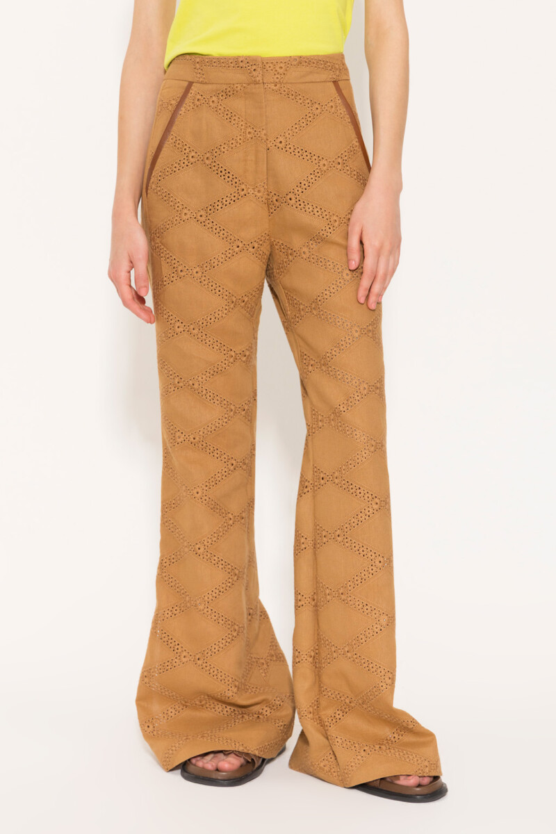 PANTALON GATSBY Camel