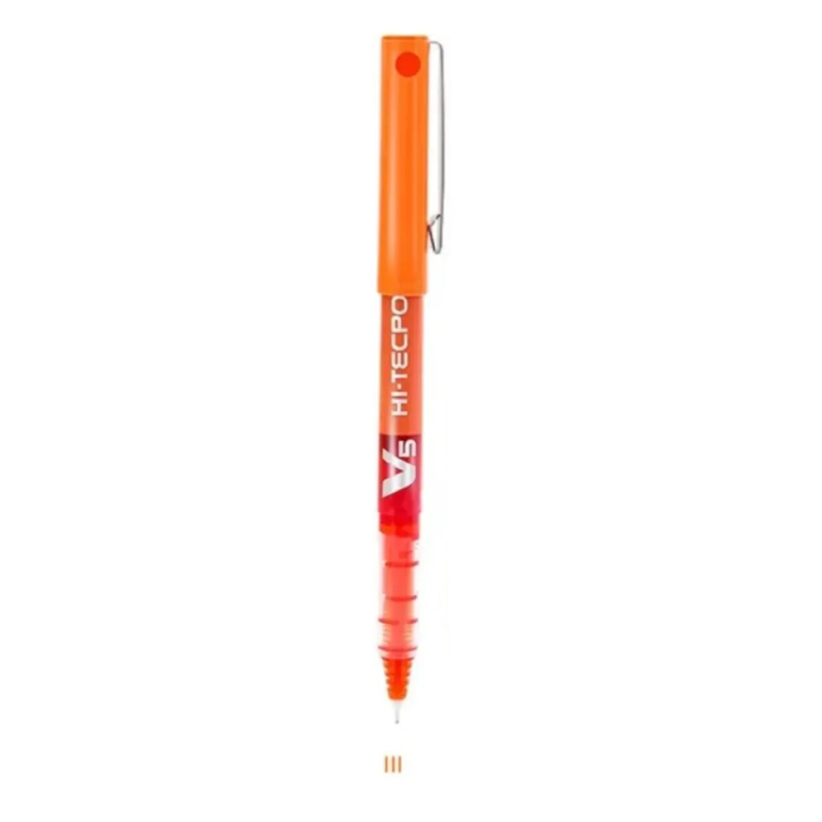 Boligrafo Pilot V5 - Naranja 