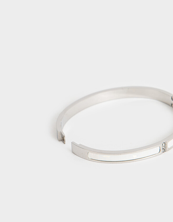 Pulseras Rígidas Premium Silver Pulseras Rígidas Premium Silver - Plateado