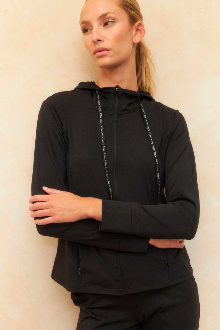 CHALECO MUJER ALLIE CAMPERA CHAKRA Negro
