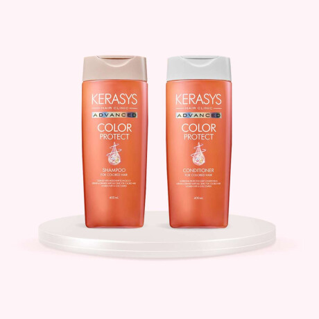 Dúo Capilar Shampoo + Acondicionador Kerasys Advanced Color Protect Shampoo (400 Ml) Protege Y Mantiene El Color