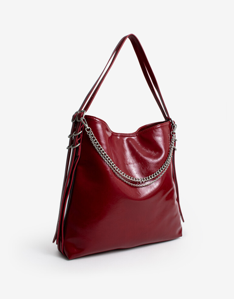 Saca Cartera Formato Saca - Rojo Oscuro