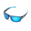 Lentes De Sol Arye Polarizados Con Armazón Brillante Para Protección Visual UV Gris/Azul