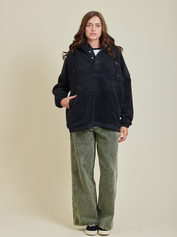 CANGURO S/C MERE ( SHERPA ) RUSTY Negro
