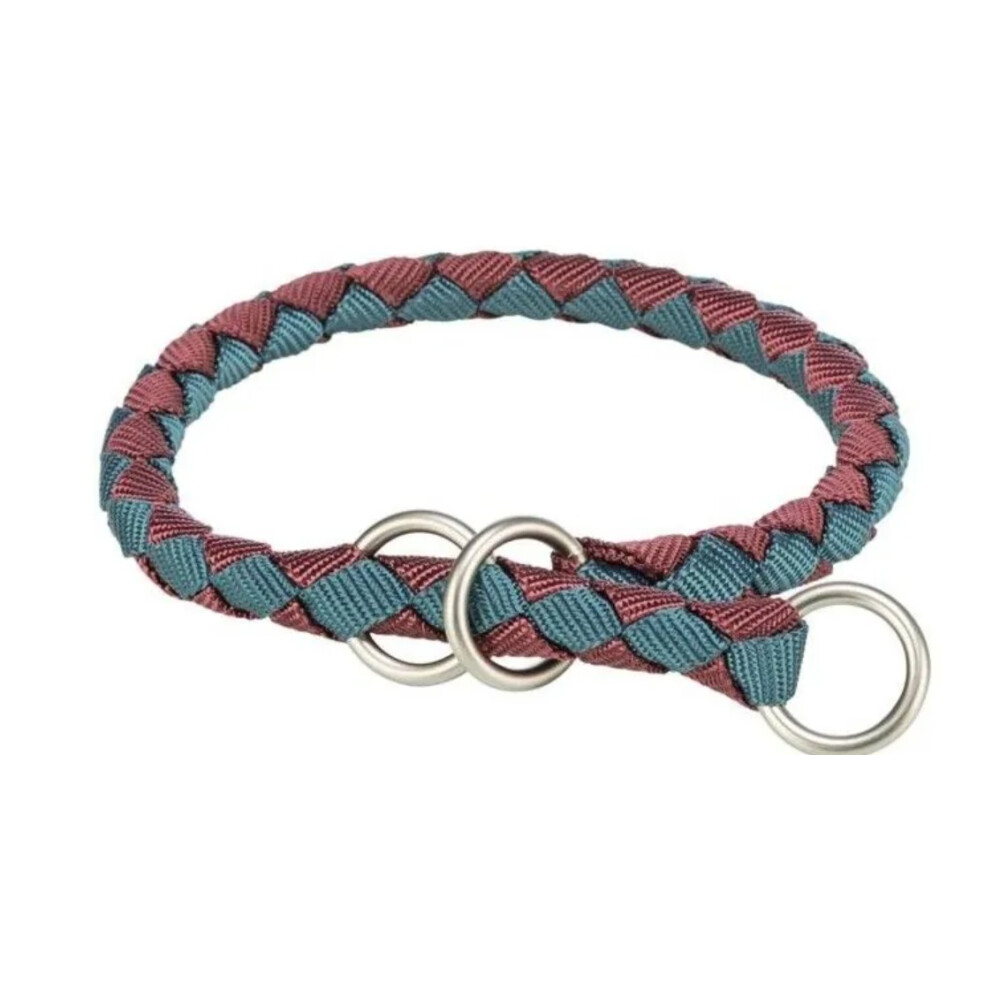 COLLAR SEMI-AHORCADOR TRIXIE CAVO XS-S SANGRÍA/PETRÓLEO COLLAR SEMI-AHORCADOR TRIXIE CAVO XS-S SANGRÍA/PETRÓLEO