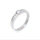 Anillo en oro 18k blanco y brillantes Anillo en oro 18k blanco y brillantes