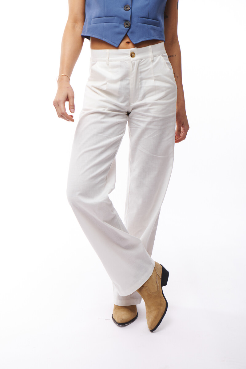 PANTALON AURELIA BLANCO