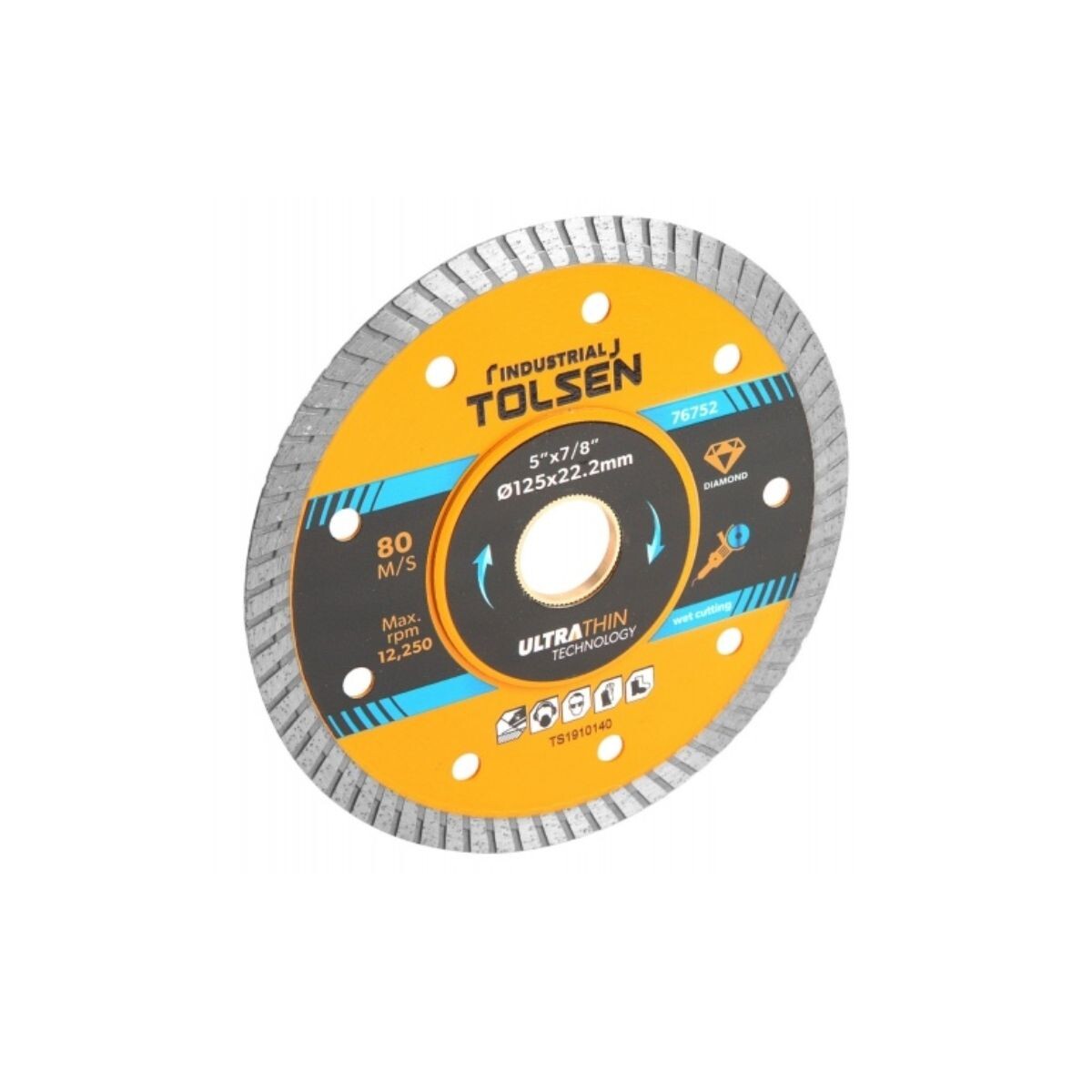 Disco Diamant Continuo 115mm Ultra Fino Tolsen 