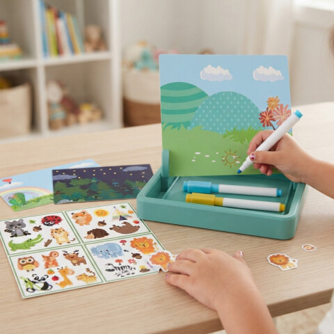 Set de Puzzle con Diseño de Animales Imantados U