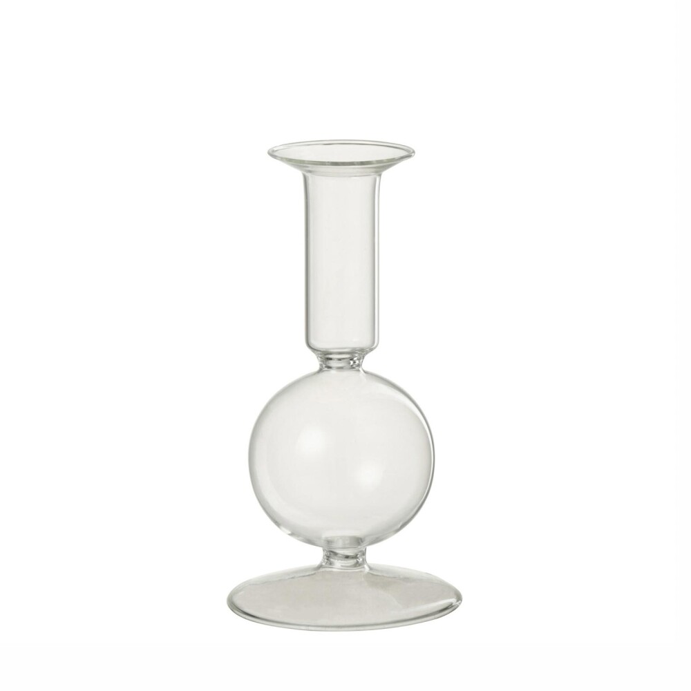 CANDELABRO SMALL VIDRIO TRANSPARENTE ORB