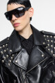 CHAQUETA BIKER Negro