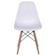 Silla Eames Blanca | Diseño Nórdico | Patas de Madera | Comedor, Cocina y Oficina Silla Eames Blanca | Diseño Nórdico | Patas de Madera | Comedor, Cocina y Oficina
