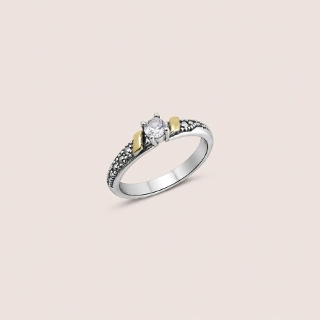 Anillo Blake - Plata y Oro Anillo Blake - Plata y Oro